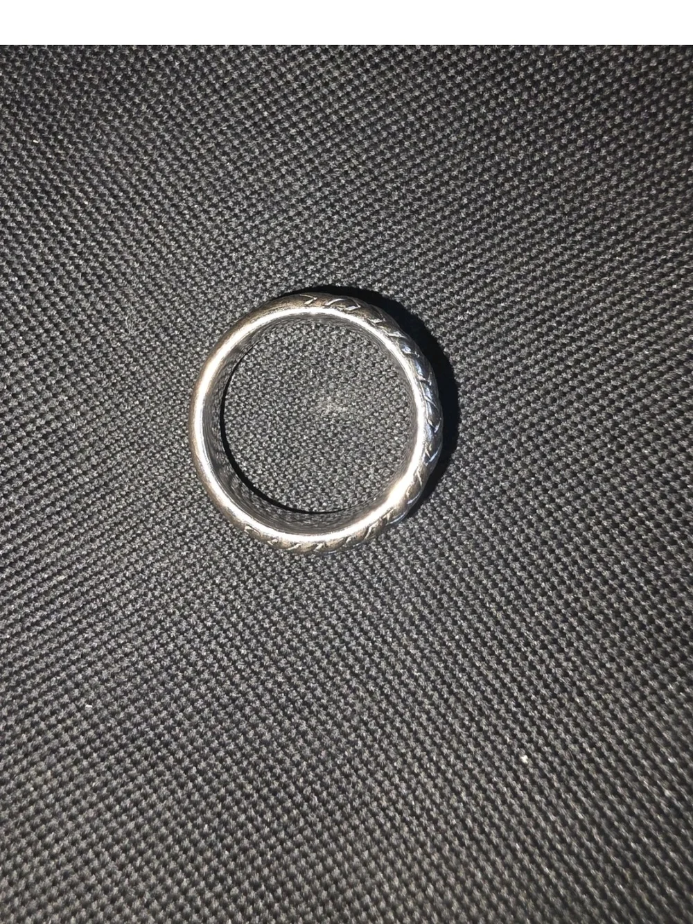 EFFY Men's Sterling 925 Silver Braided Ring Used